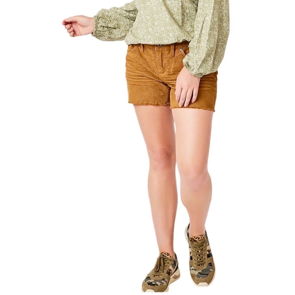 Carve Designs Oahu 4" Short In Saddle Size 4 Sustainable Beach Athleisure